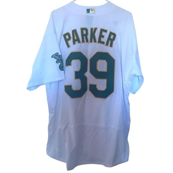 Oakland A’s Athletics Dave Parker Baseball Jersey Men Size 52 2XL Stitched White